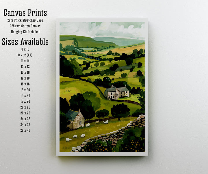 Yorkshire Dales Travel Poster