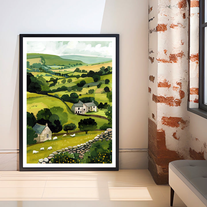 Yorkshire Dales Travel Poster