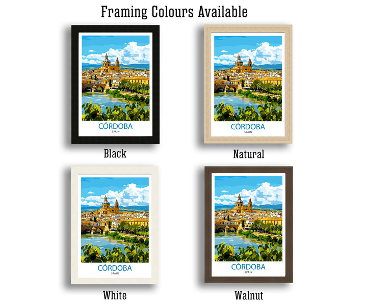 Cordoba Spain Poster Cordoba Decor Cordoba Poster Cordoba Art Cordoba Wall Art Gift for History Lovers Cordoba Home Decor