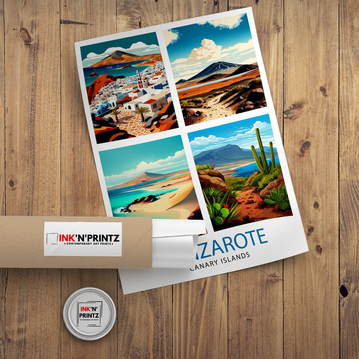 Lanzarote Spain Travel Print