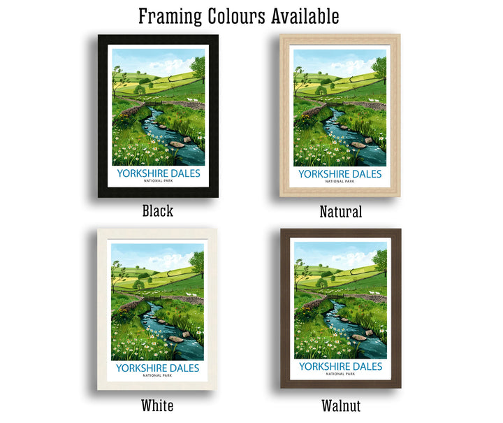 Yorkshire Dales Travel Poster