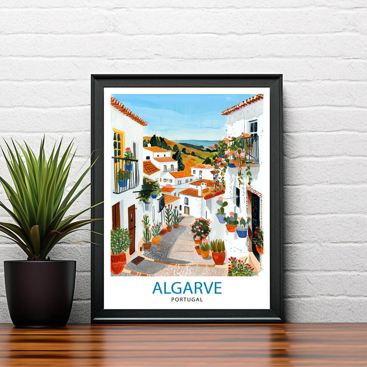 Algarve Portugal Travel Poster