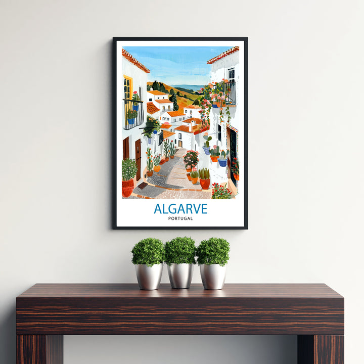Algarve Portugal Travel Poster