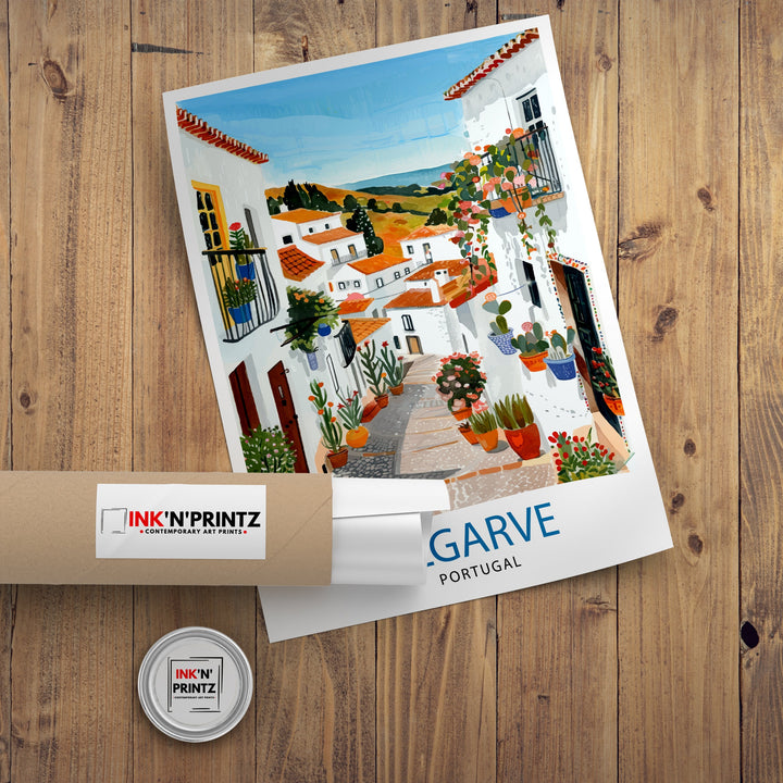 Algarve Portugal Travel Poster