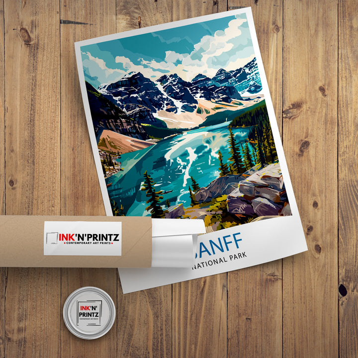 Banff National Park Travel Poster