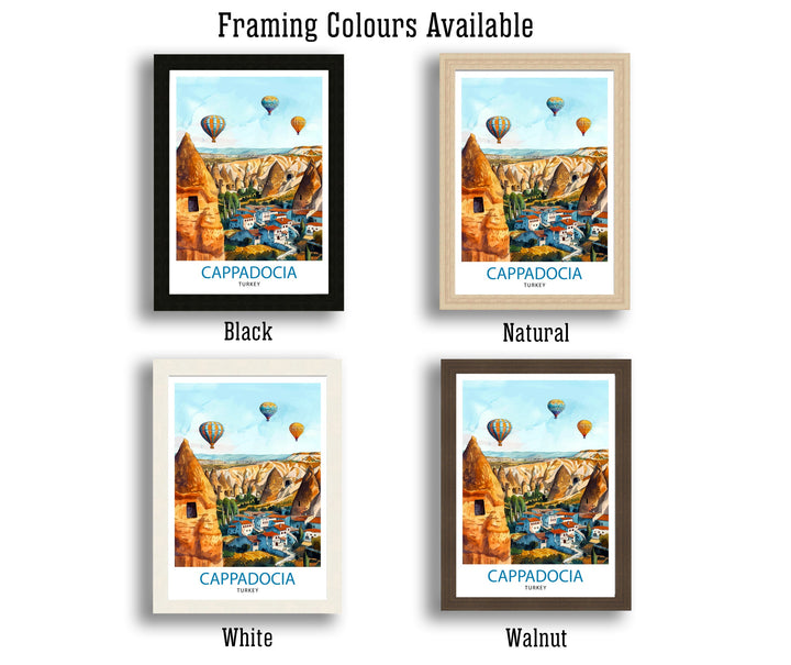 Cappadocia Turkey Travel Poster