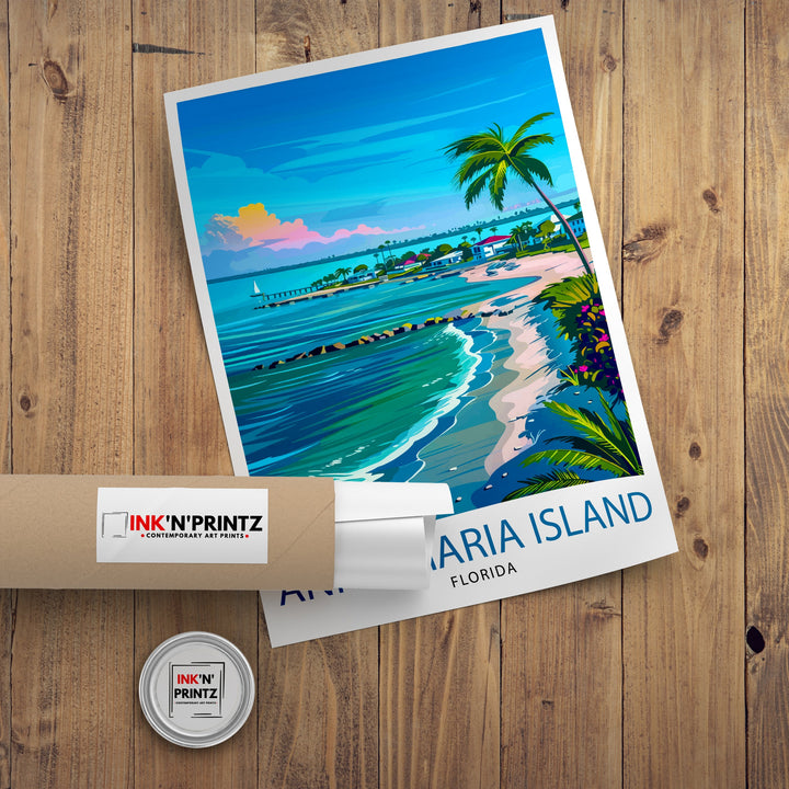 Anna Maria Island Florida Travel Poster