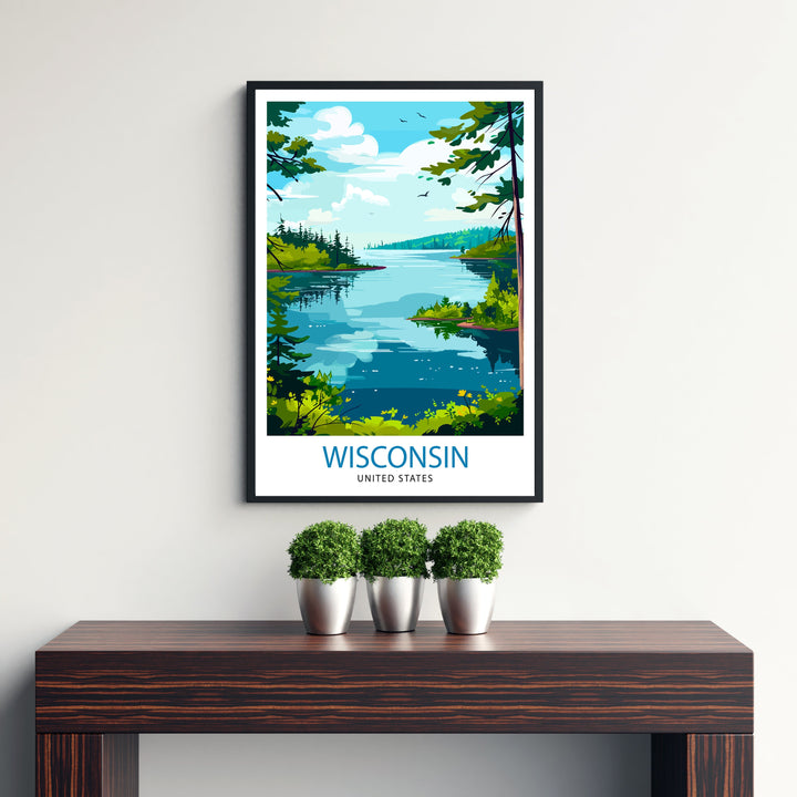 Wisconsin Travel Poster
