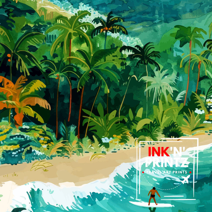 Hawaii Travel Poster