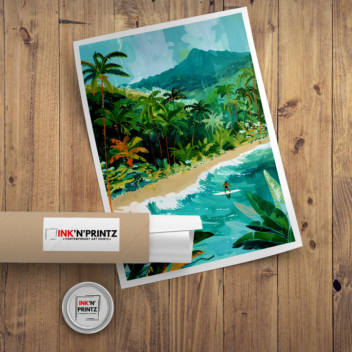 Hawaii Travel Poster
