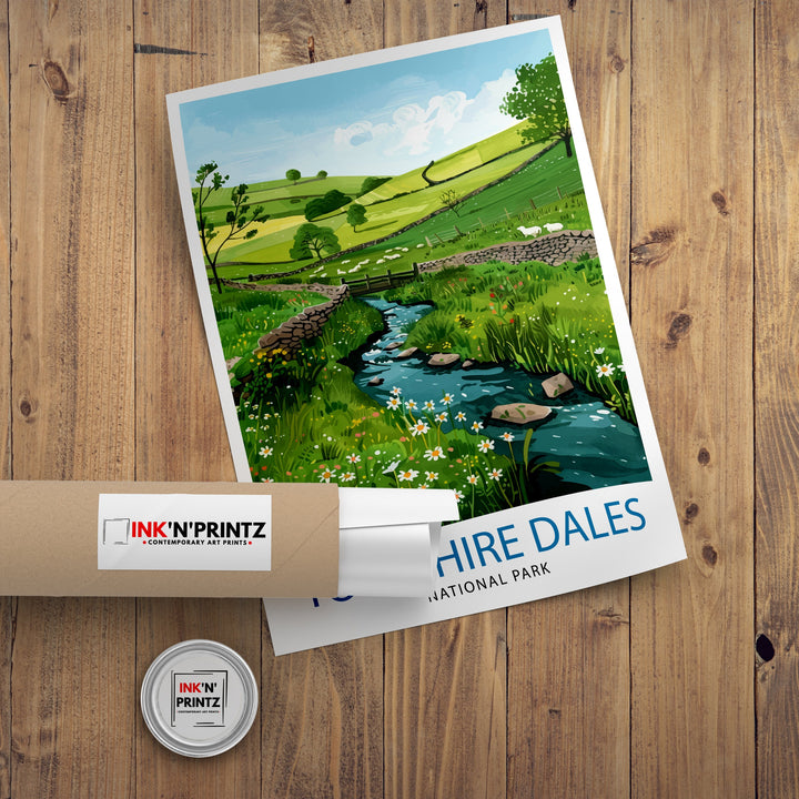 Yorkshire Dales Travel Poster