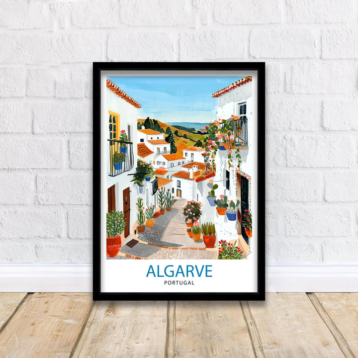 Algarve Portugal Travel Poster