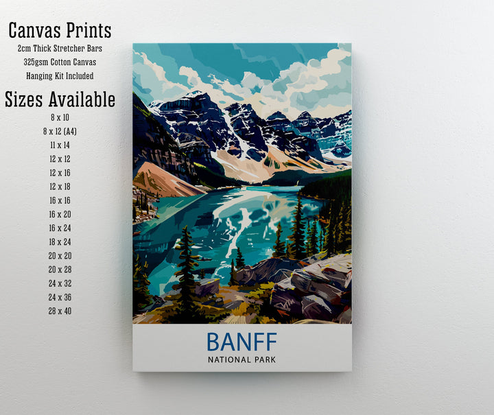 Banff National Park Travel Poster
