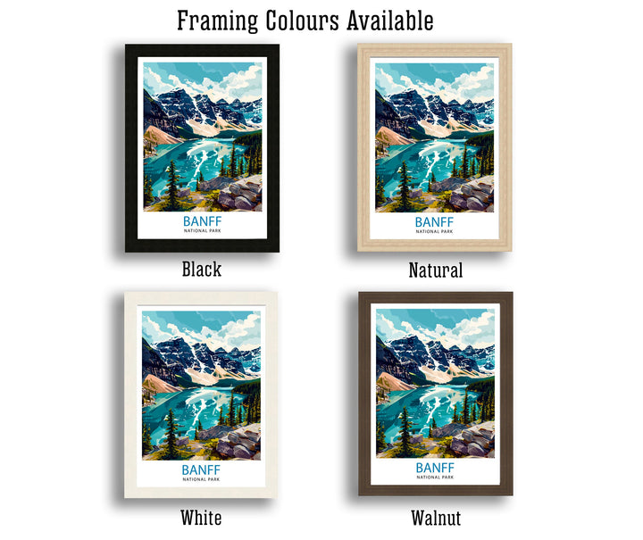 Banff National Park Travel Poster