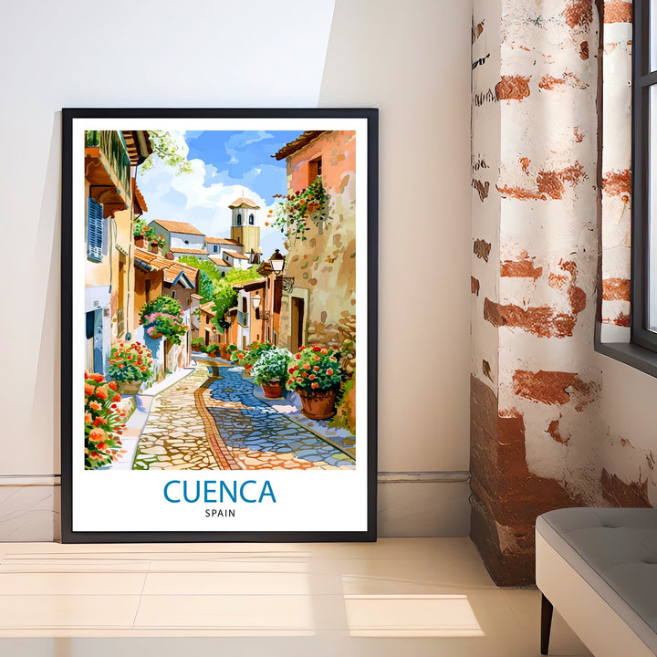 Cuenca Spain Travel Poster