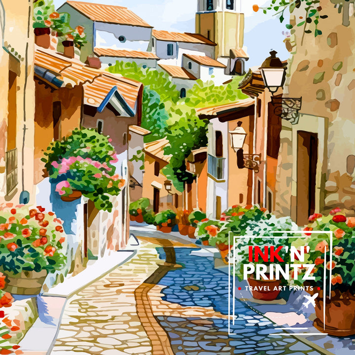 Cuenca Spain Travel Poster