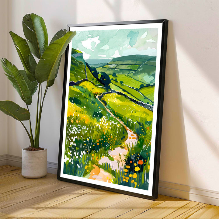Pennine Way Trail Travel Poster
