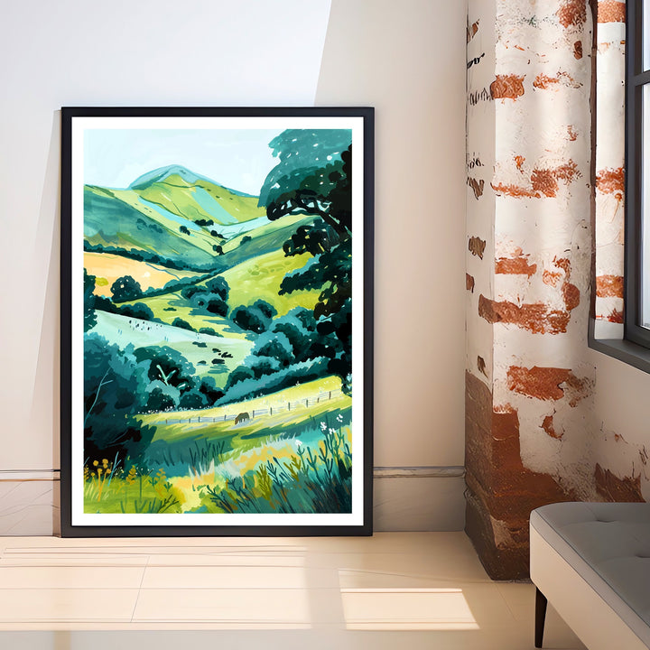 Black Mountains Wales Travel Poster