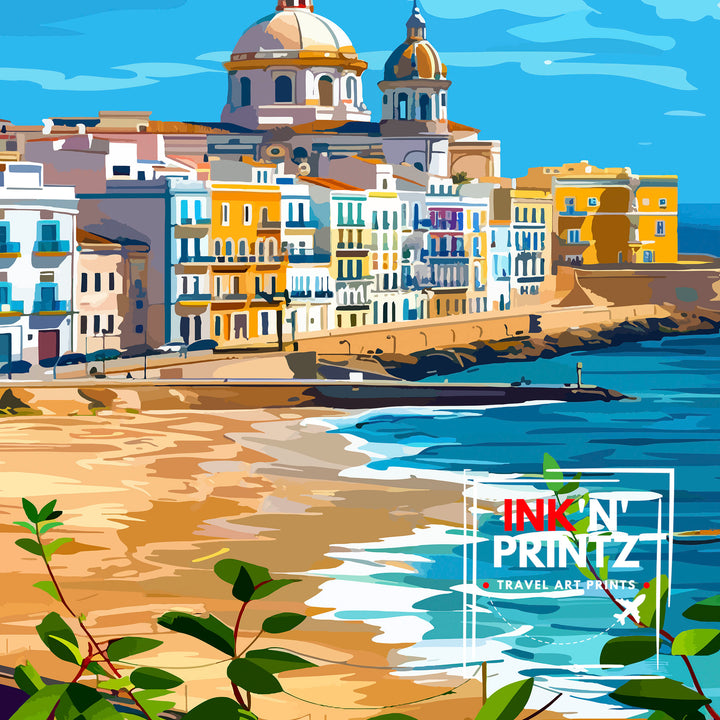 Cádiz Spain Travel Poster