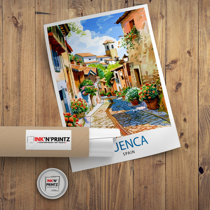 Cuenca Spain Travel Poster