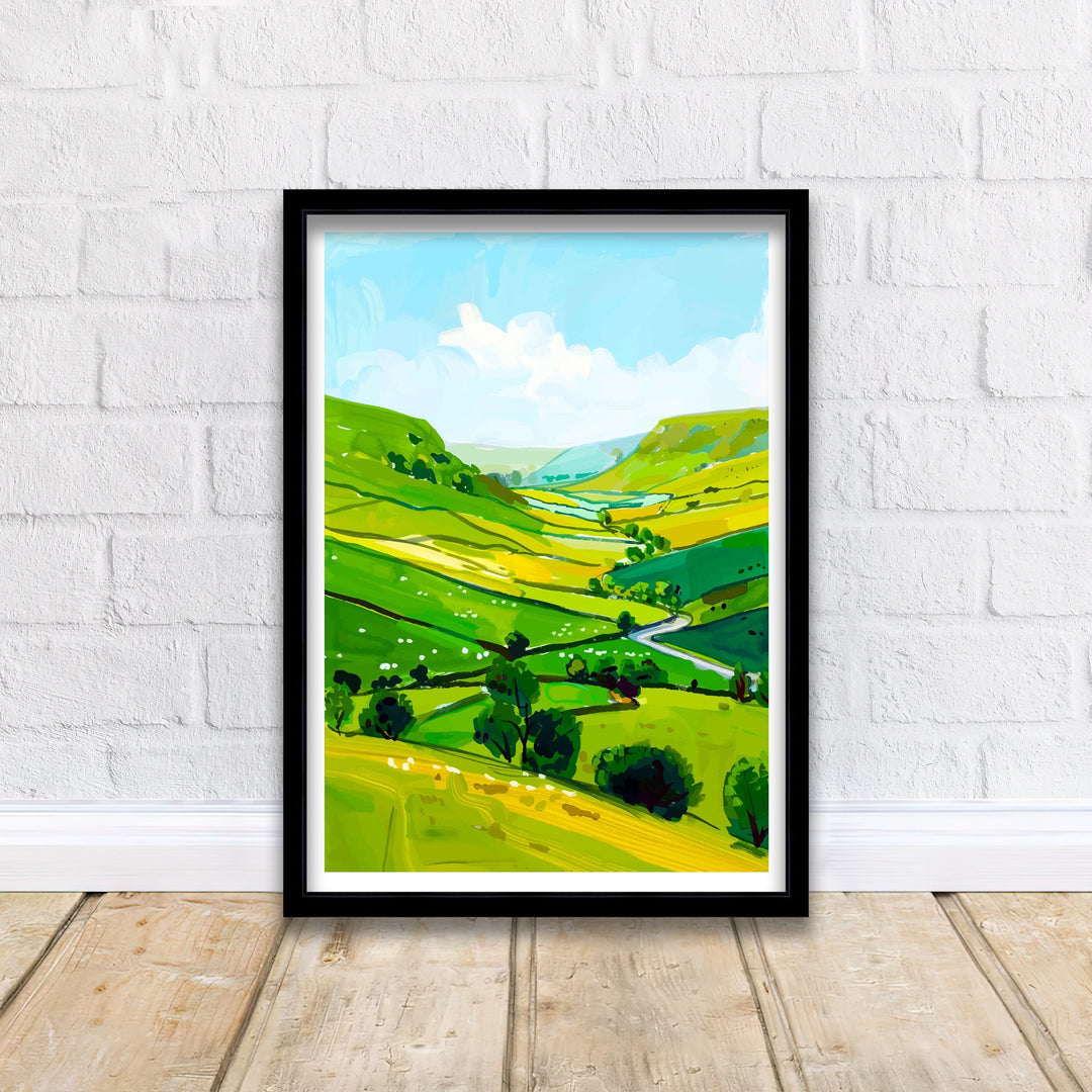 Yorkshire Dales Travel Poster