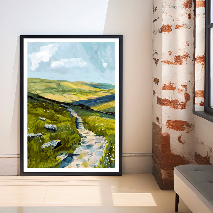 Preseli Hills Wales Travel Poster