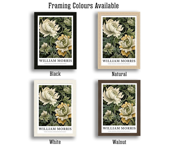 William Morris Poster Classic Floral Wall Art Botanical Print for Living Room Bedroom or Gallery Wall Vintage Boho Home Décor Art