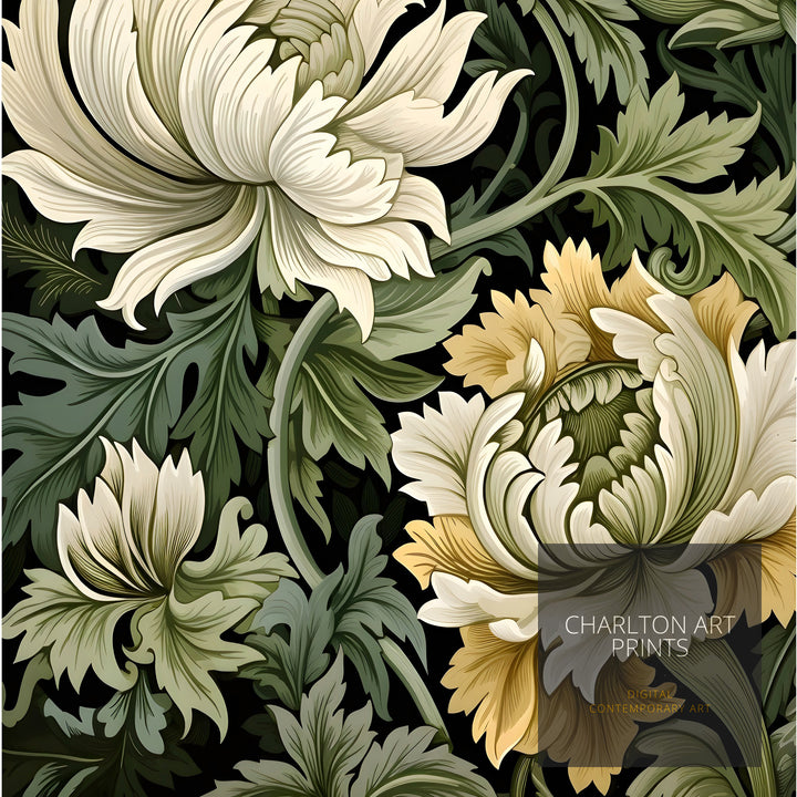 William Morris Poster Classic Floral Wall Art Botanical Print for Living Room Bedroom or Gallery Wall Vintage Boho Home Décor Art