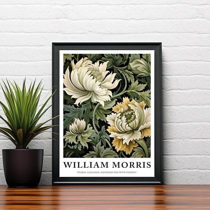 William Morris Poster Classic Floral Wall Art Botanical Print for Living Room Bedroom or Gallery Wall Vintage Boho Home Décor Art