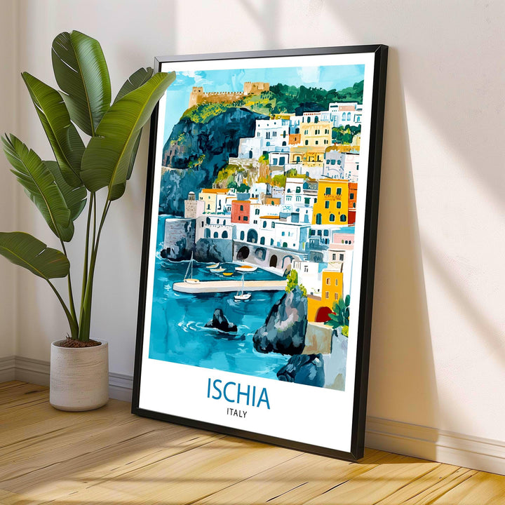 Ischia Italy Travel Poster