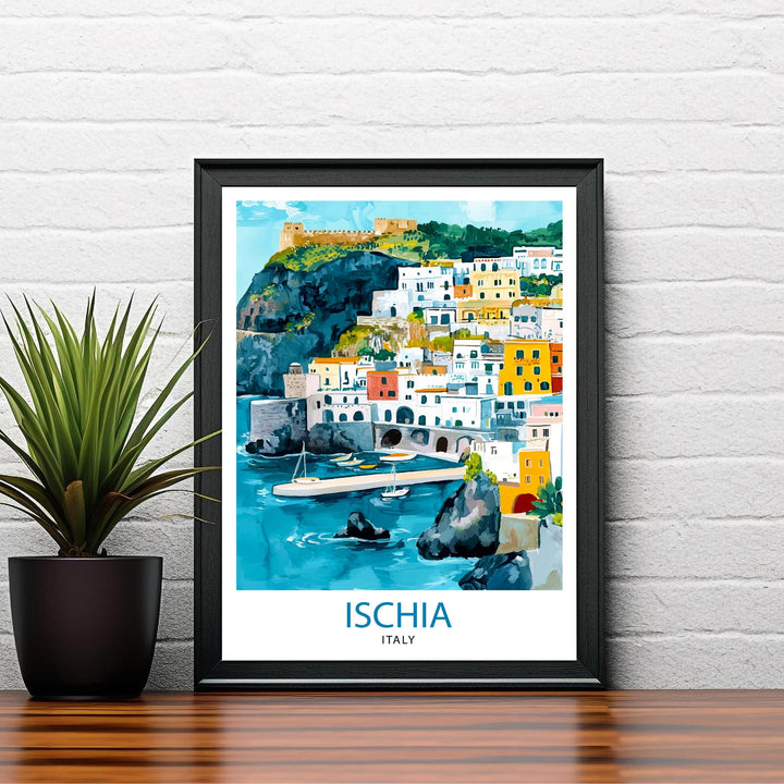 Ischia Italy Travel Poster