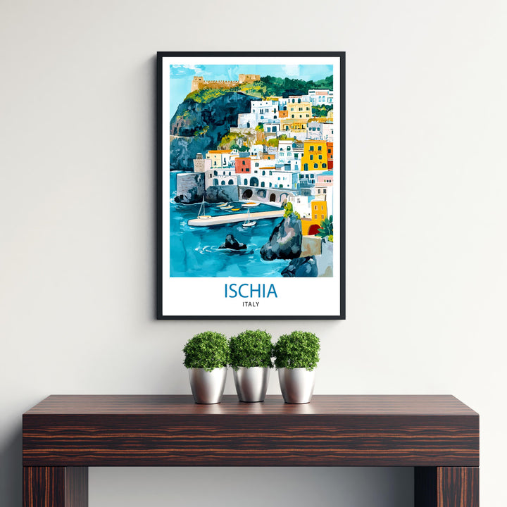 Ischia Italy Travel Poster