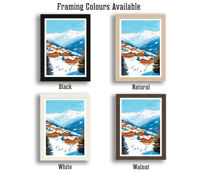 Sauze d'Oulx Italy Travel Poster