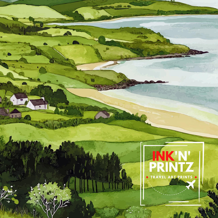 Isle of Bute Travel Poster