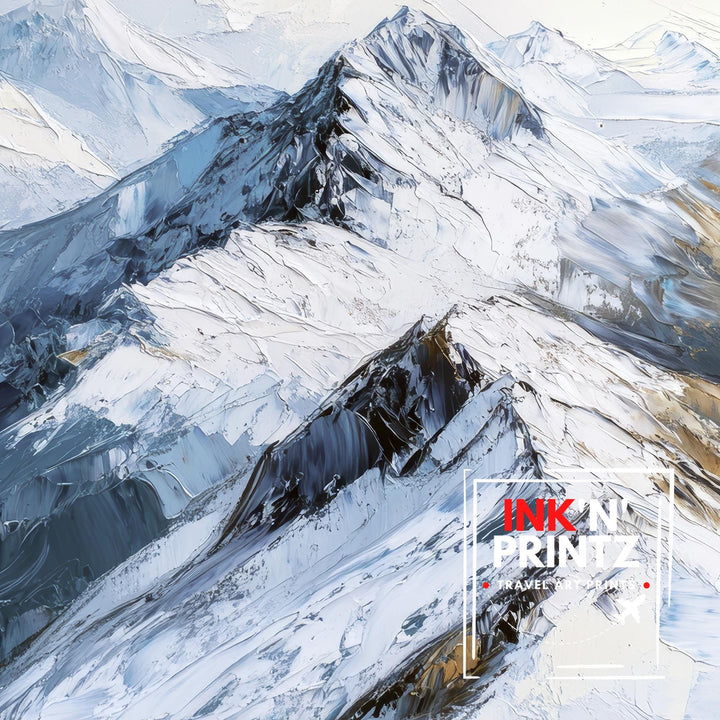 Pen y Fan Abstract Art Poster