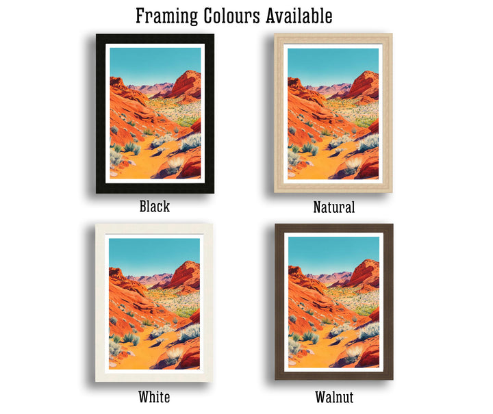 Valley of Fire State Park Travel Poster
