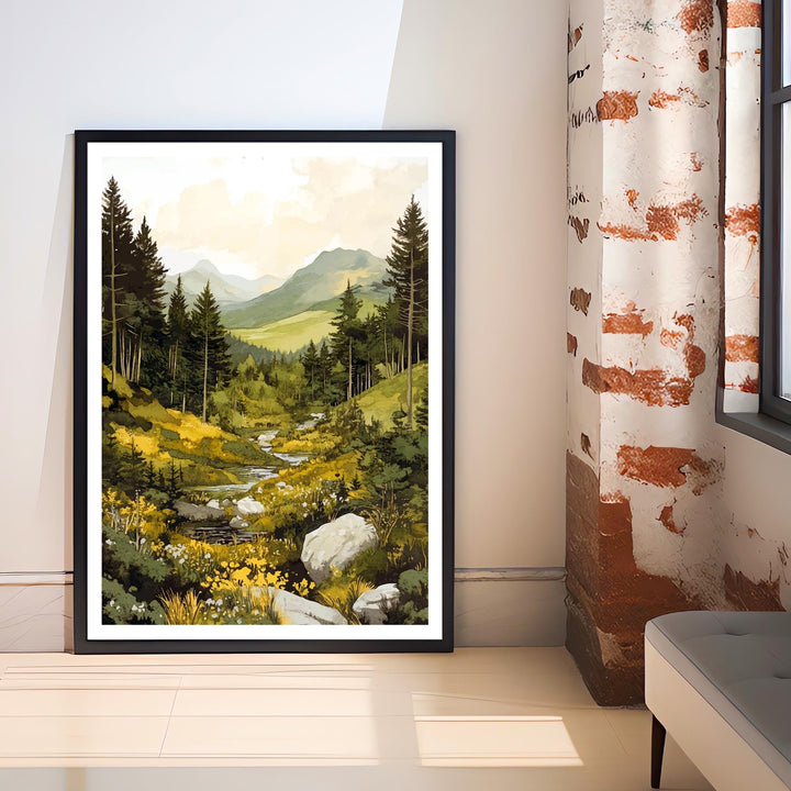 Coed y Brenin Forest Travel Poster