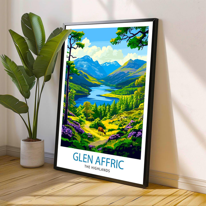 Glen Affric Travel Poster