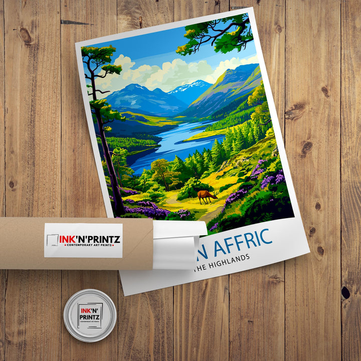 Glen Affric Travel Poster