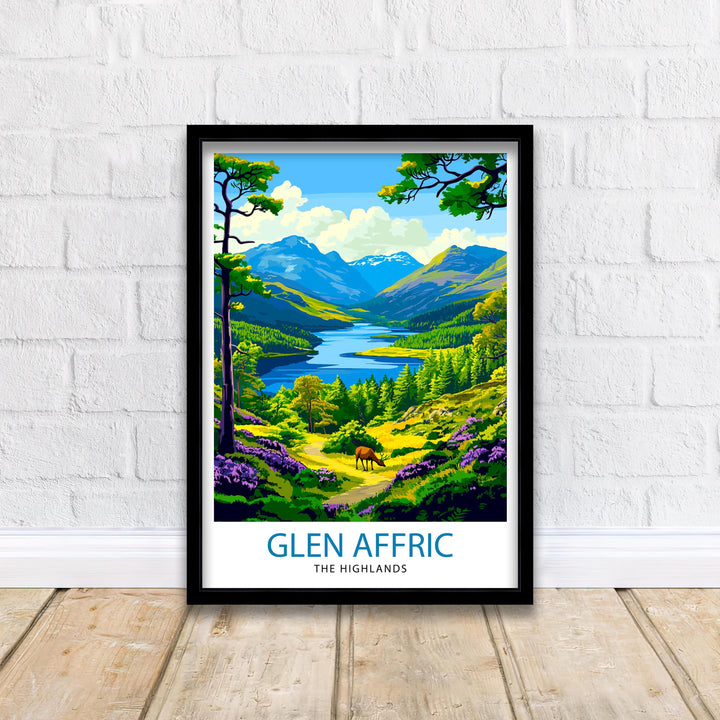 Glen Affric Travel Poster