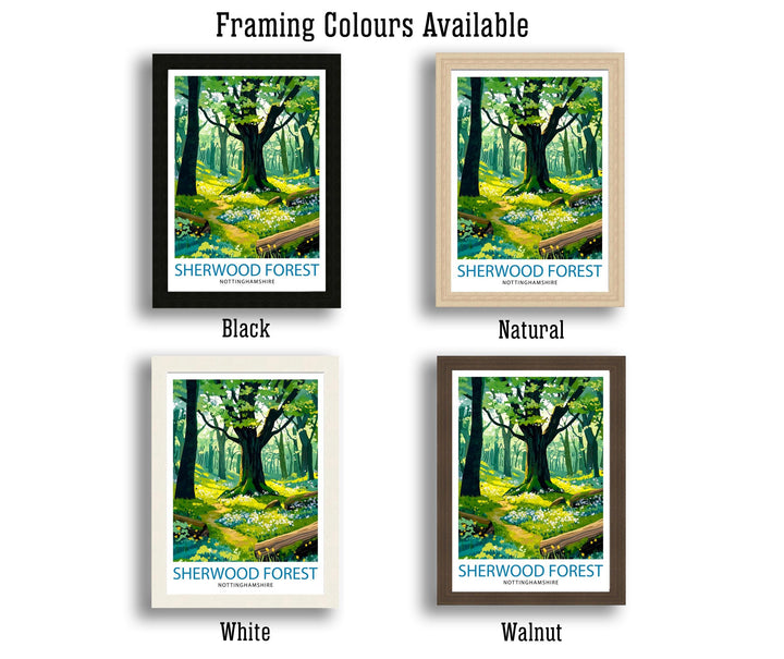 Sherwood Forest Travel Poster
