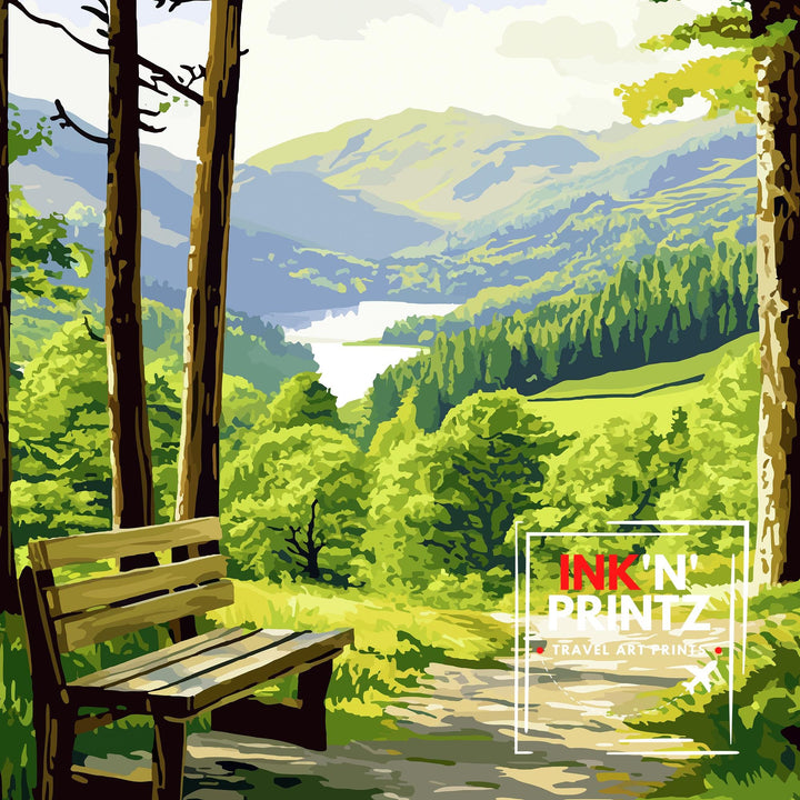 Whinlatter Forest Travel Poster