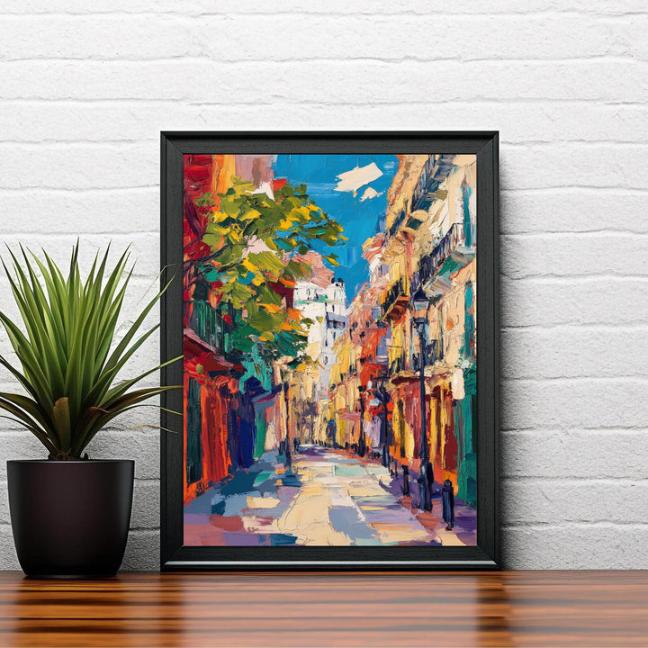 Buenos Aires Abstract Art Poster