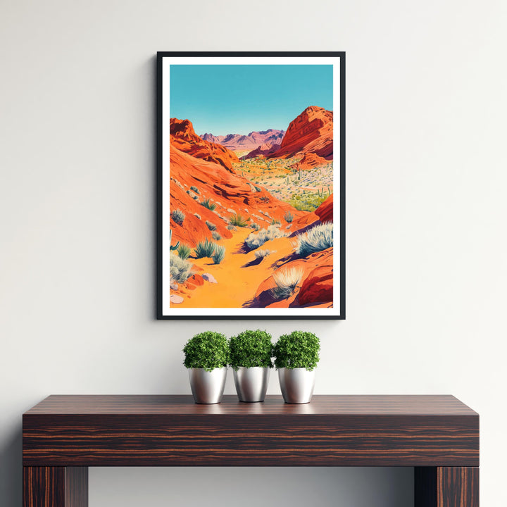 Valley of Fire State Park Travel Poster