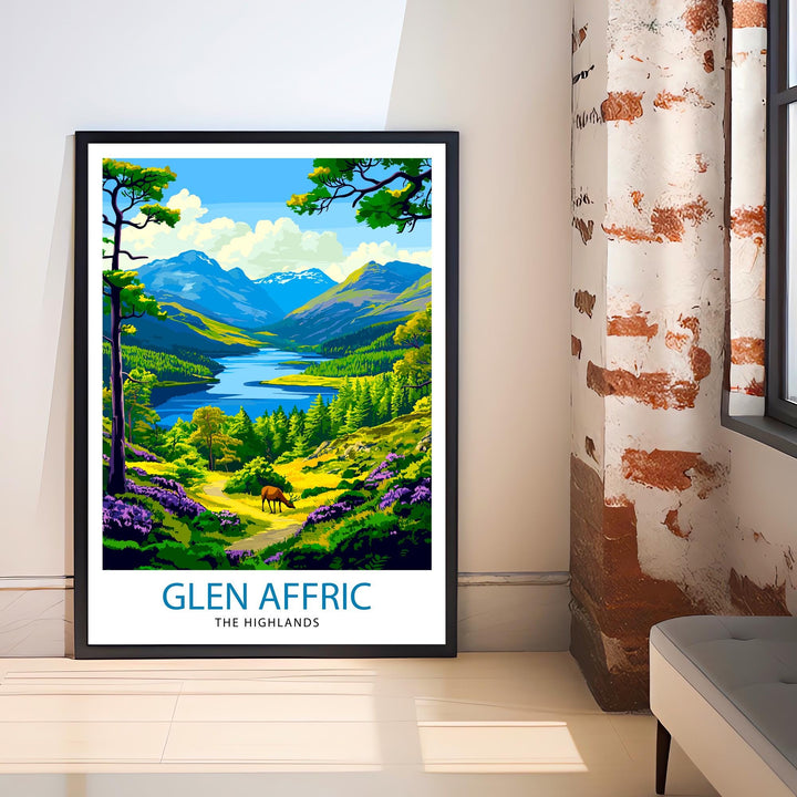Glen Affric Travel Poster