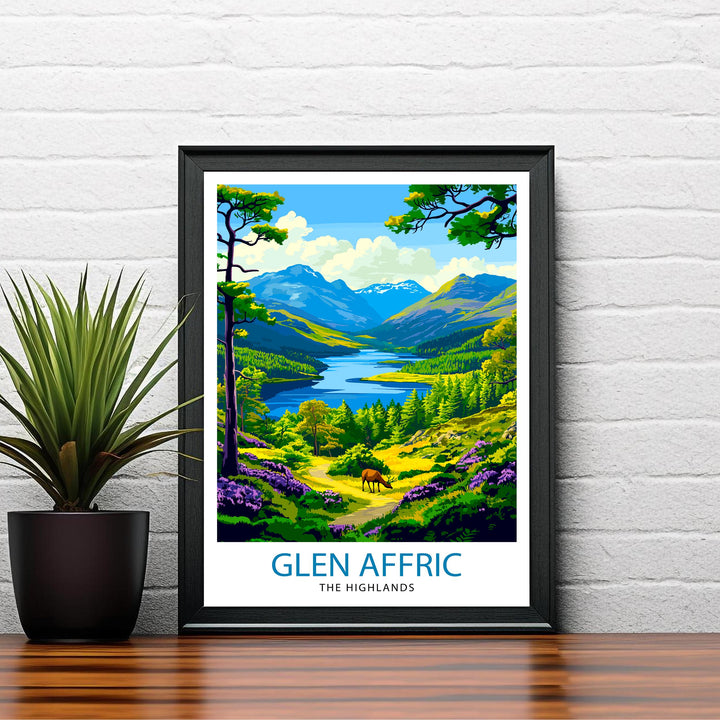 Glen Affric Travel Poster