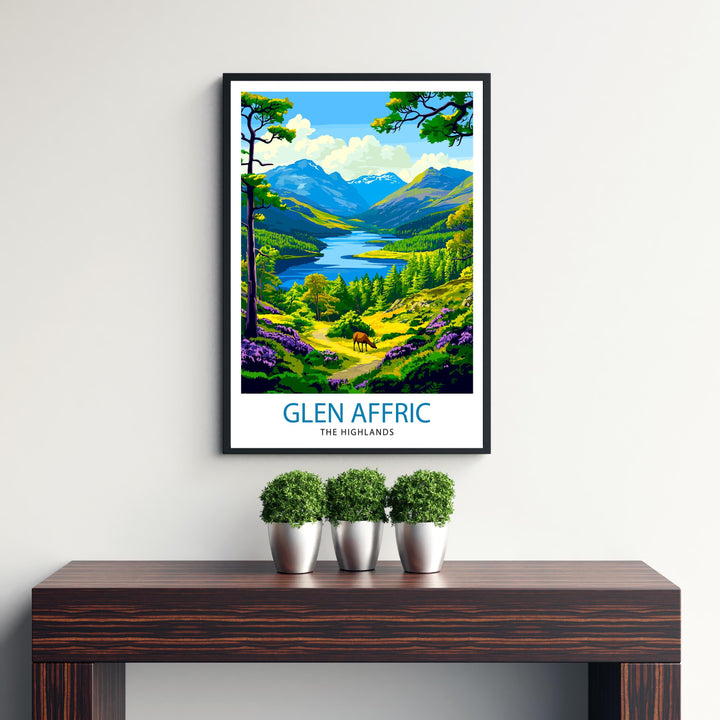 Glen Affric Travel Poster