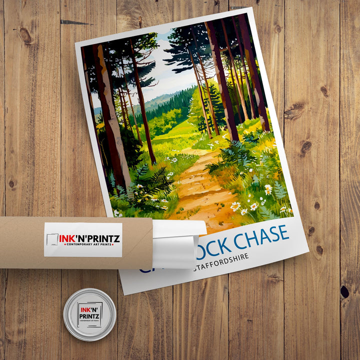 Cannock Chase Travel Poster