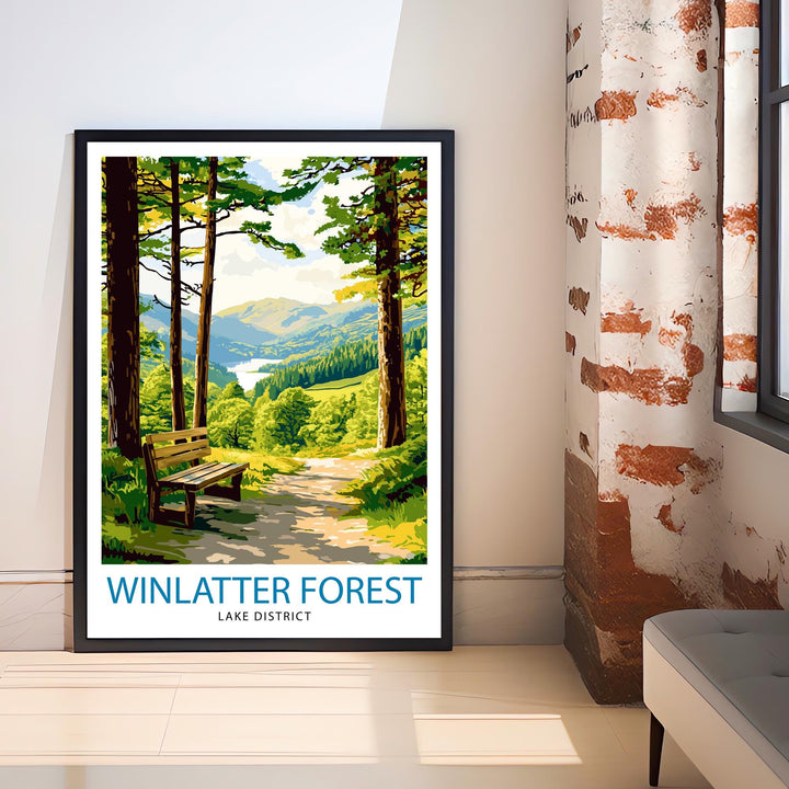 Whinlatter Forest Travel Poster
