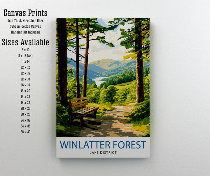 Whinlatter Forest Travel Poster